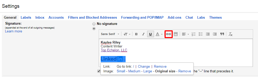 How To Add Linkedin Button To Email Signature Outlook 