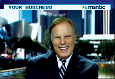 Jeff Allen in a news studio.