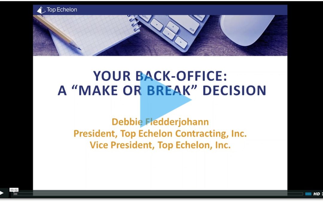 Your Back-Office Operations: Make-or-Break