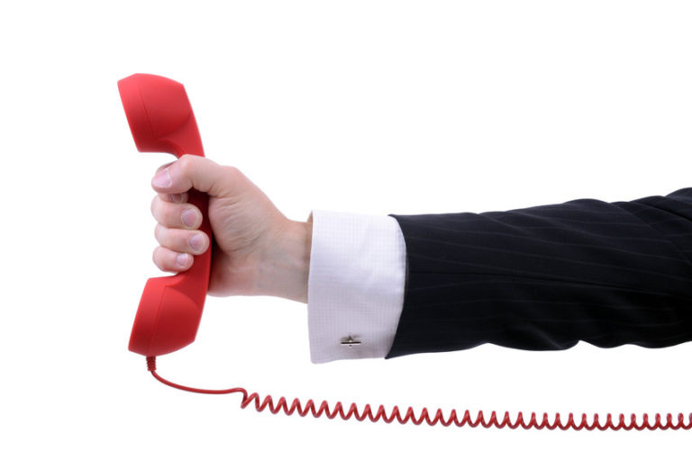 Creating urgency with a telephone call