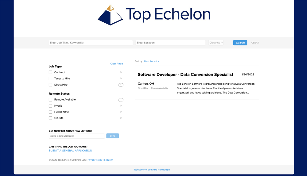 Careers Page