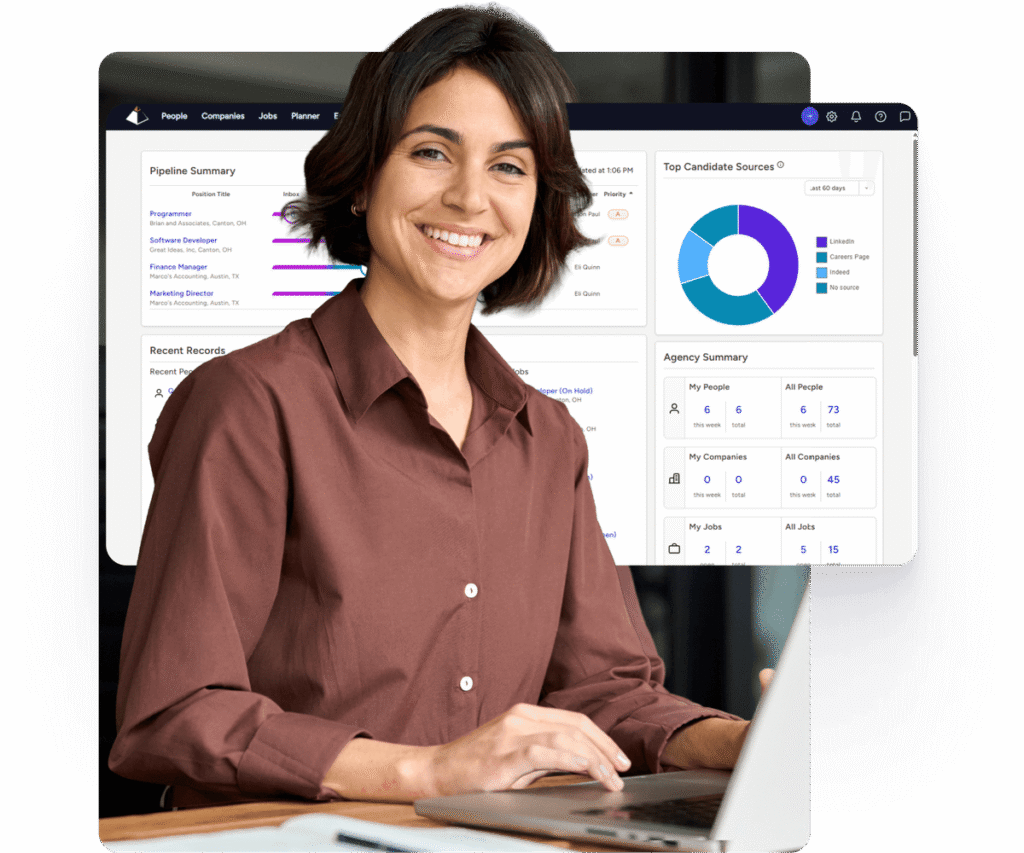female user of te recruit